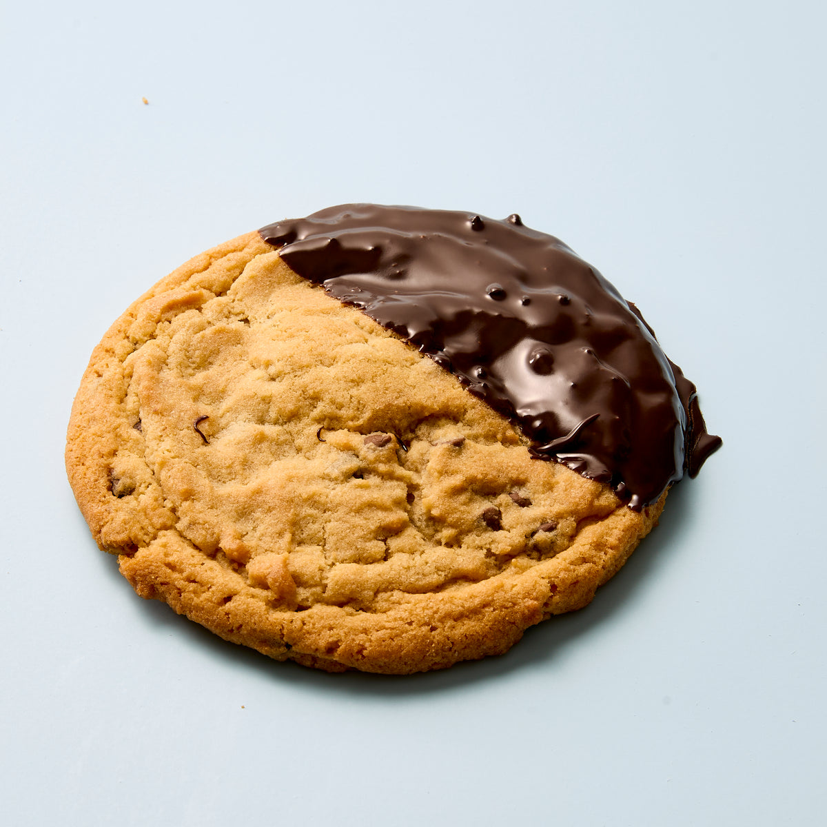 Half Dip Chocolate Chip Cookie