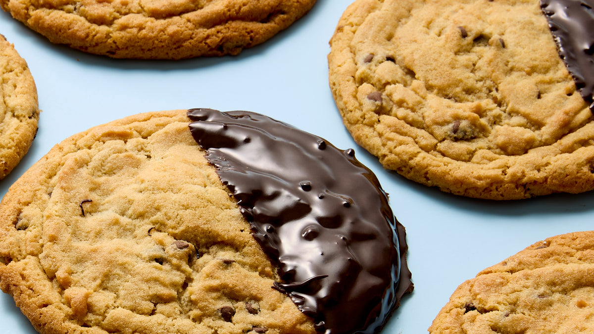 Half Dip Chocolate Chip Cookie